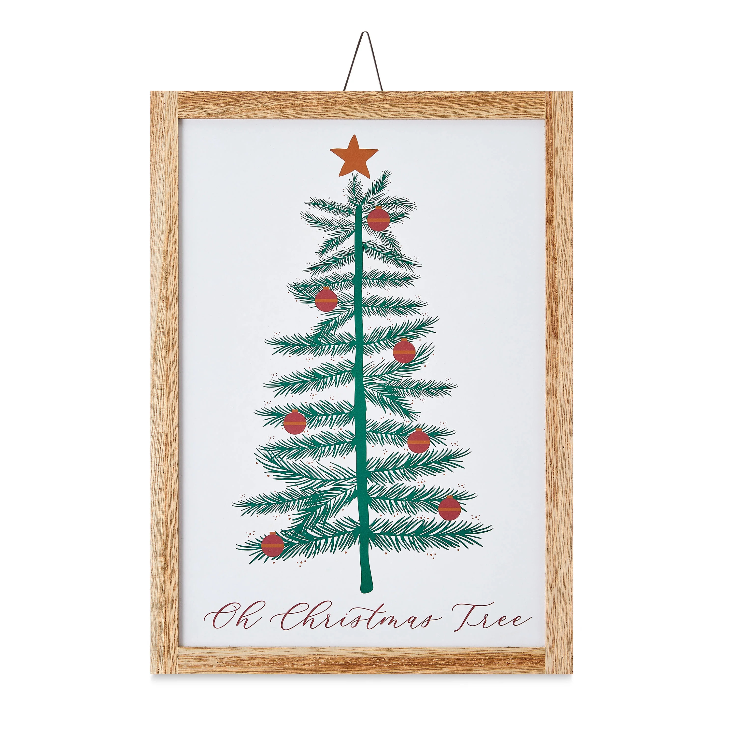 Multi-Color O Christmas Tree Sign, 14 in, by Holiday Time | Walmart (US)