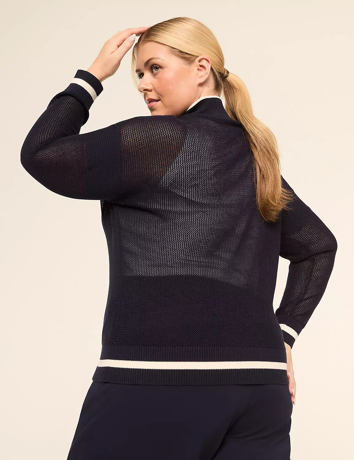 LIVI Half-Zip Sweater Pullover | LaneBryant | Lane Bryant (US)