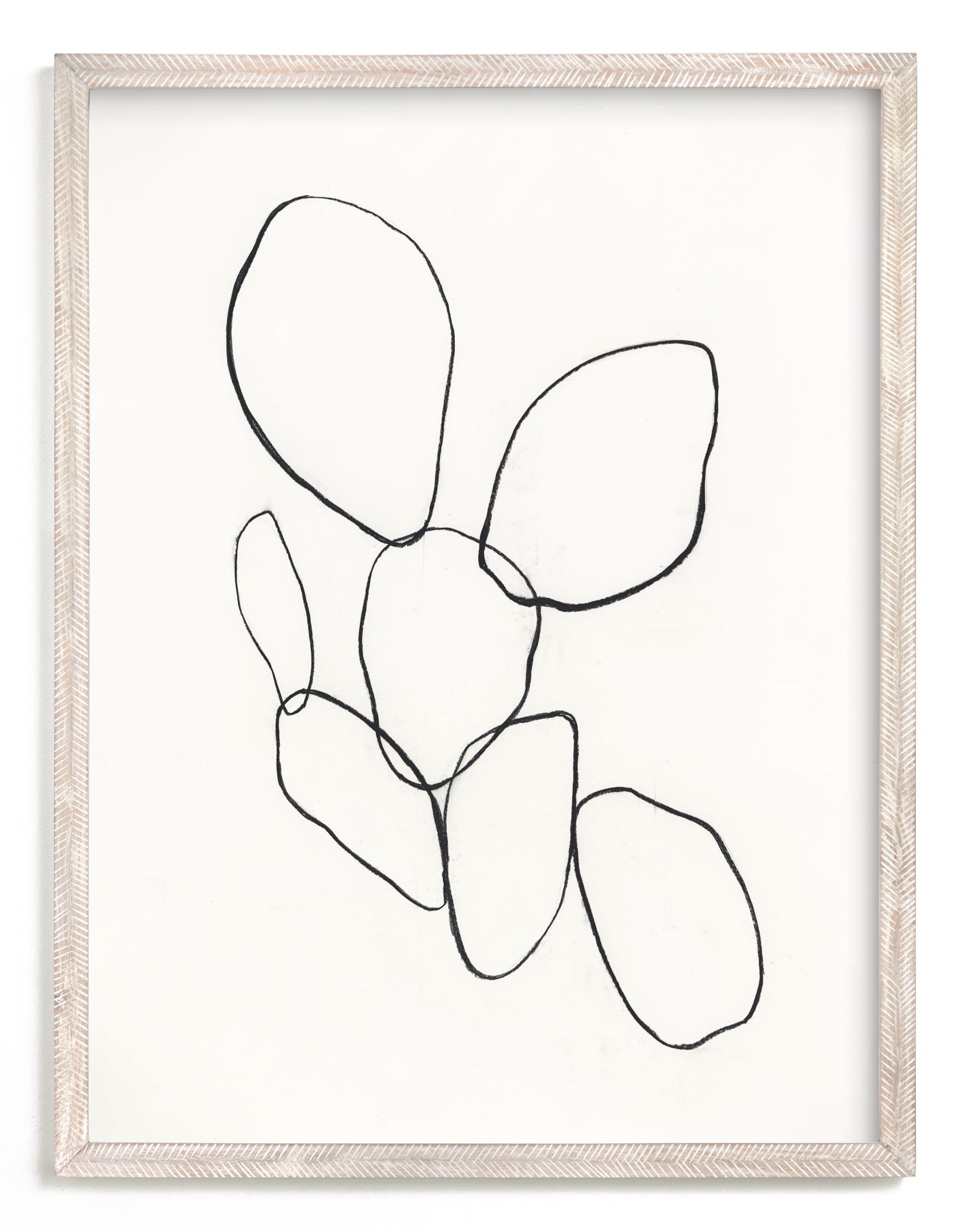 "Cactus Line Drawing" - Drawing Limited Edition Art Print by Amanda Phelps. | Minted