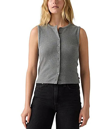 Levi's� Rory Sleeveless Woven Top - L | Dillard's