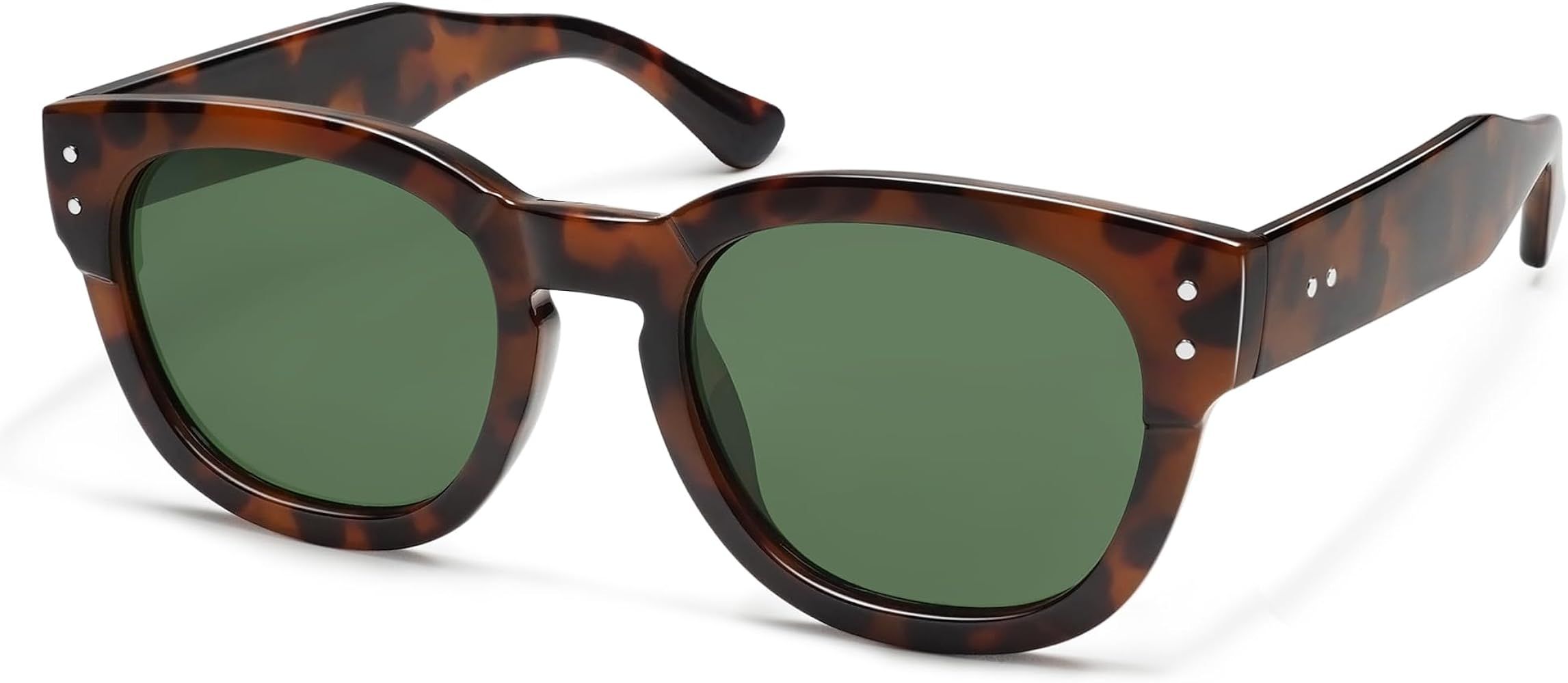 SOJOS Retro Round Polarized Sunglasses for Men Women Vintage Classic Thick Womens Square UV400 Sh... | Amazon (US)