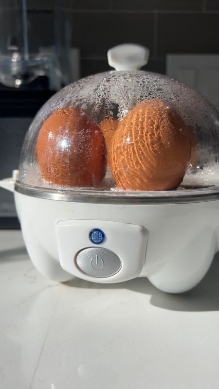 One of my very favorite and most used novelty kitchen appliances. The Dash Egg Cooker. It makes perfect eggs every time - soft boiled, medium boiled, hard boiled, and even scrambled if you want (but I never use it for that) 

#LTKhome #LTKfindsunder50 #LTKsalealert