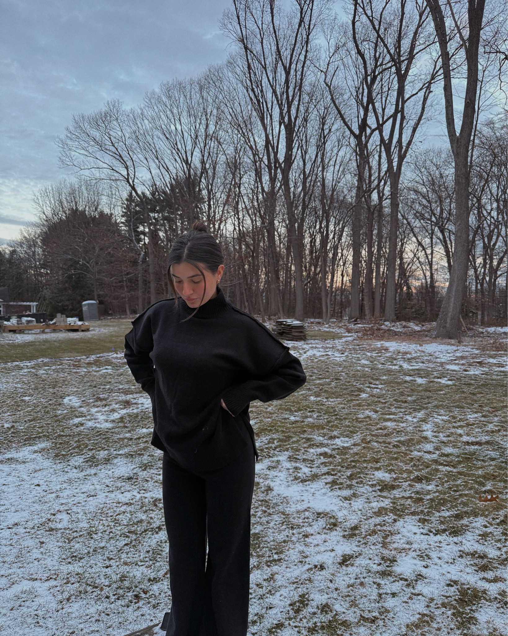 Comfy black lounge set! 

#ltklounge #loungesets #matchingsets 

#LTKSeasonal