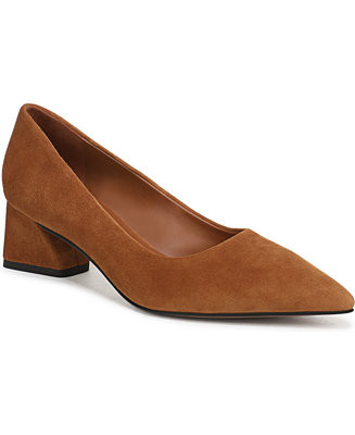 Franco Sarto Women's Racer Pointed Toe Block Heel Pumps - Macy's | Macy's