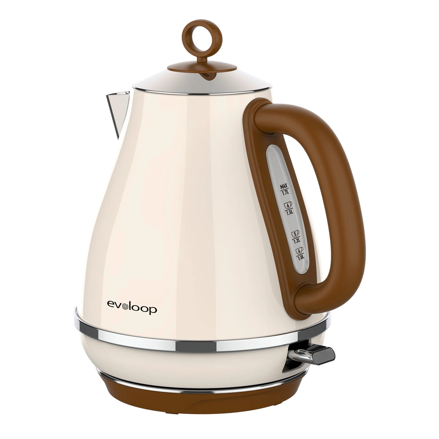 Evoloop 1.7L Electric Kettles, Hot Water Boiler Heater, Stainless Steel Teapot , Auto Shut-Off & ... | Walmart (US)