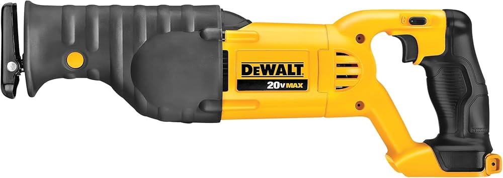 DEWALT 20V MAX Reciprocating Saw, 3,000 Strokes Per Minute, Variable Speed Trigger, Bare Tool Onl... | Amazon (US)