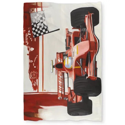 Formule 1 Car Red Duvet Cover | Sports & Games Home Decor | Wayfair North America
