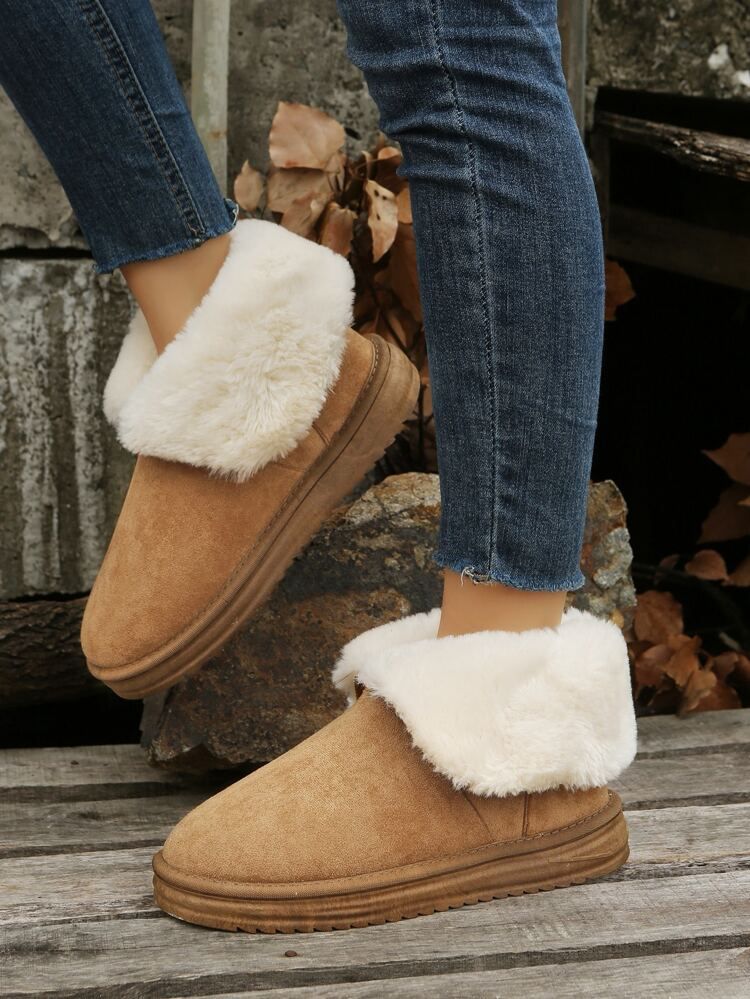 Faux Suede Snow Boots | SHEIN