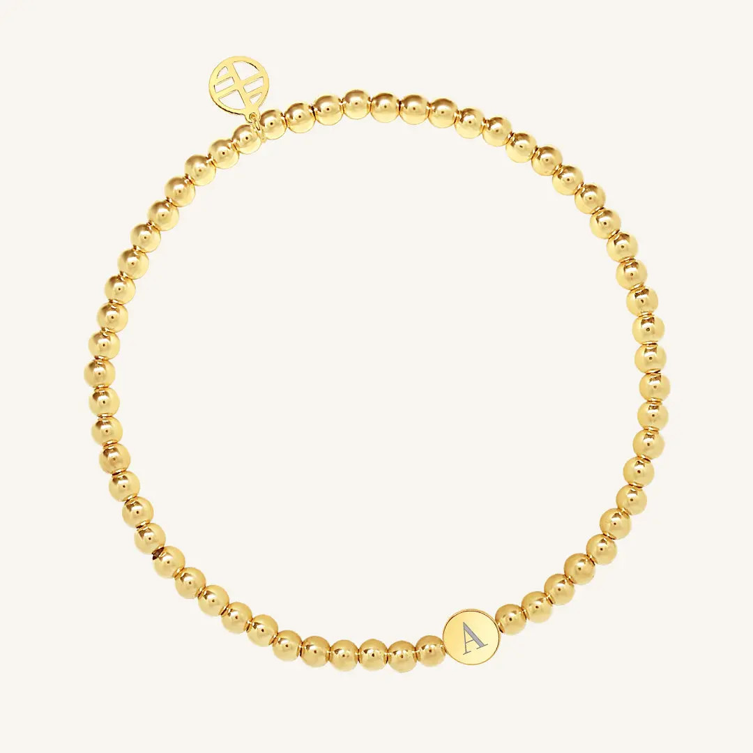 Etch Alpha Letter Bracelet | Francesca Jewellery