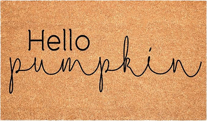 Calloway Mills Hello Pumpkin Doormat (Tan/Black, 24" x 36") | Amazon (US)