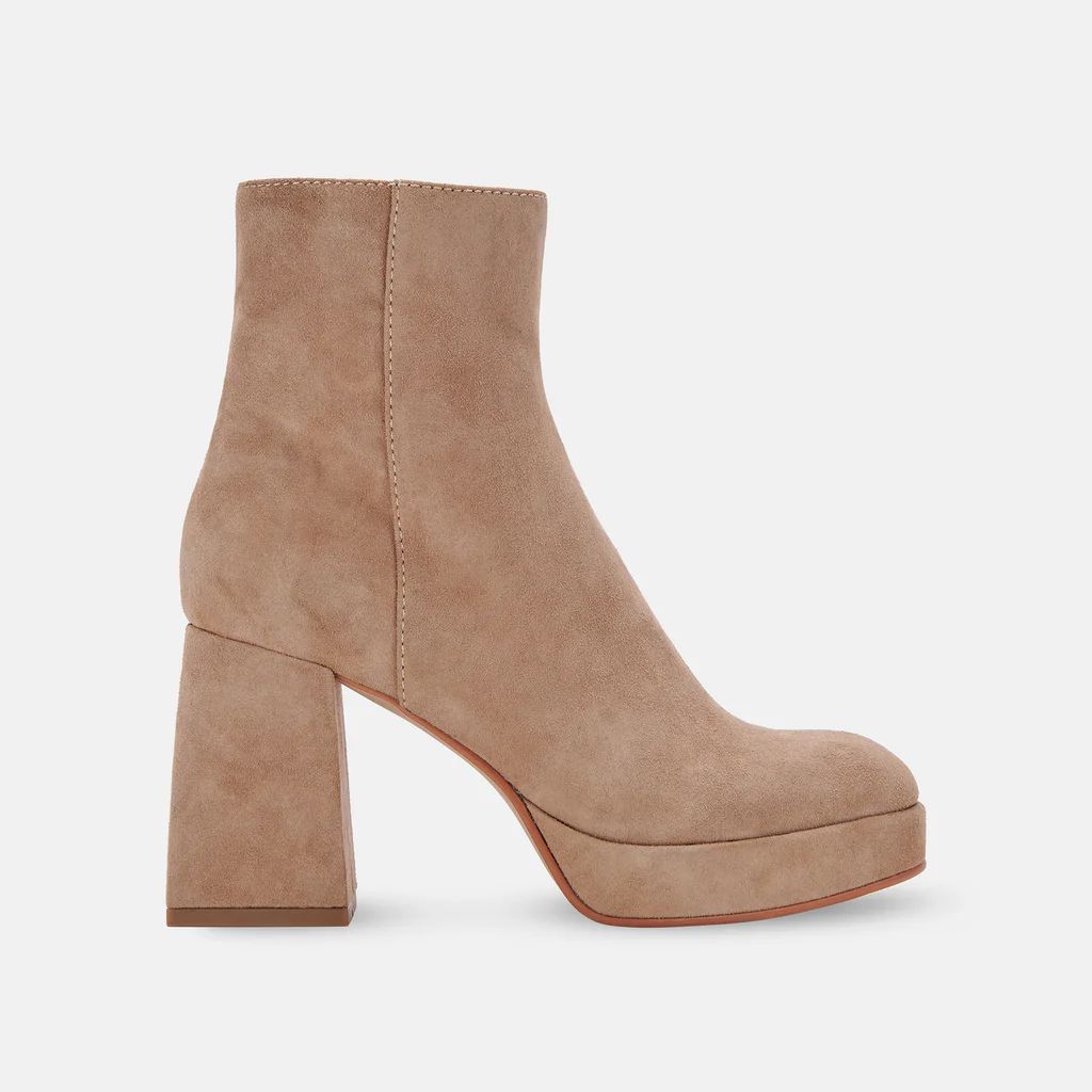 ULYSES BOOTS MUSHROOM SUEDE | DolceVita.com