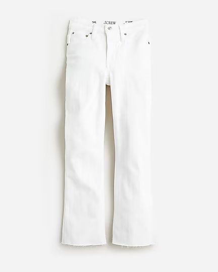 9" demi-boot crop jean in white wash | J.Crew US
