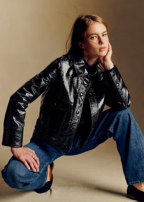 Terry Jacket - Olive - Organic Cotton - Sézane | Sezane Paris - US