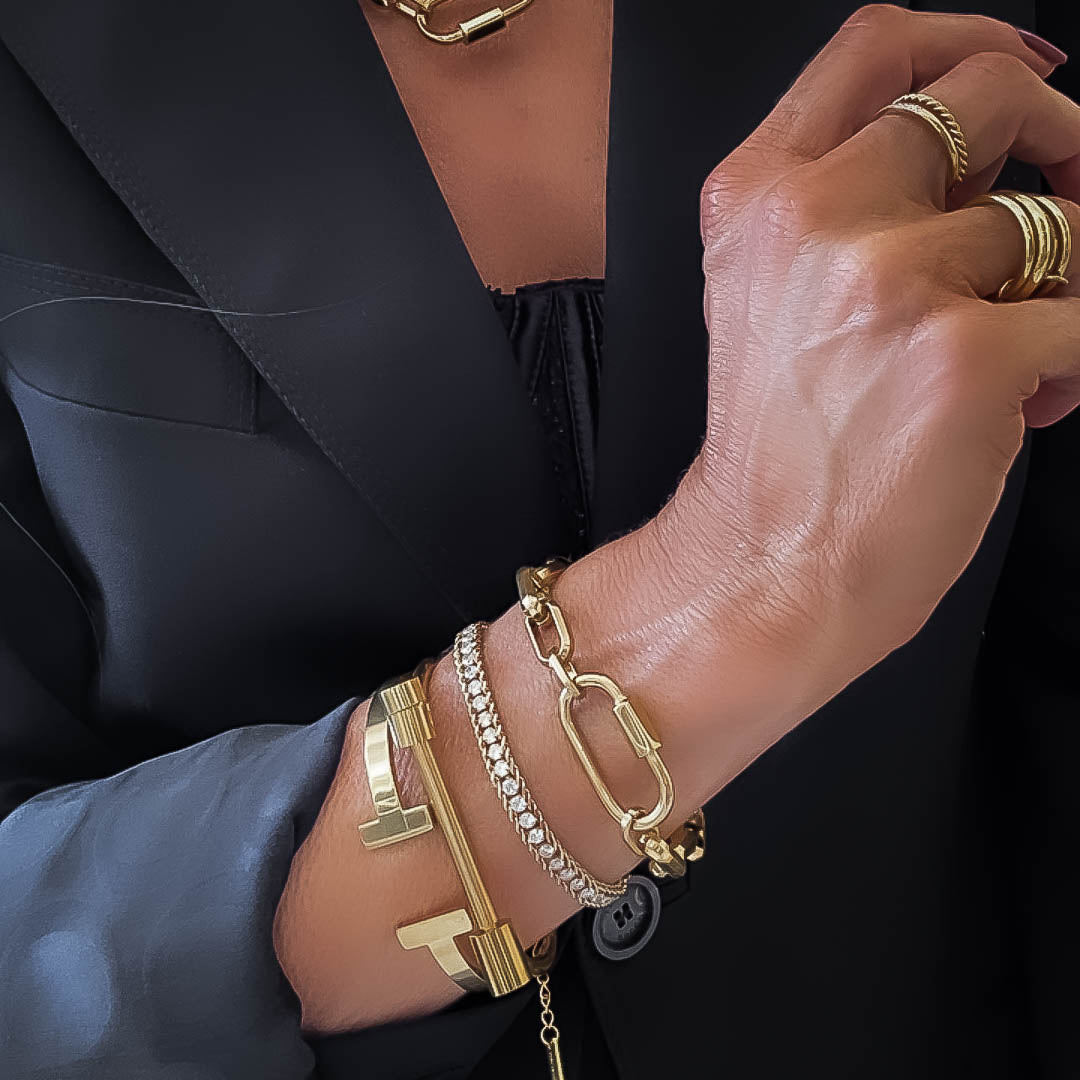 FELIX BRACELET GOLD | HENRIGIRL