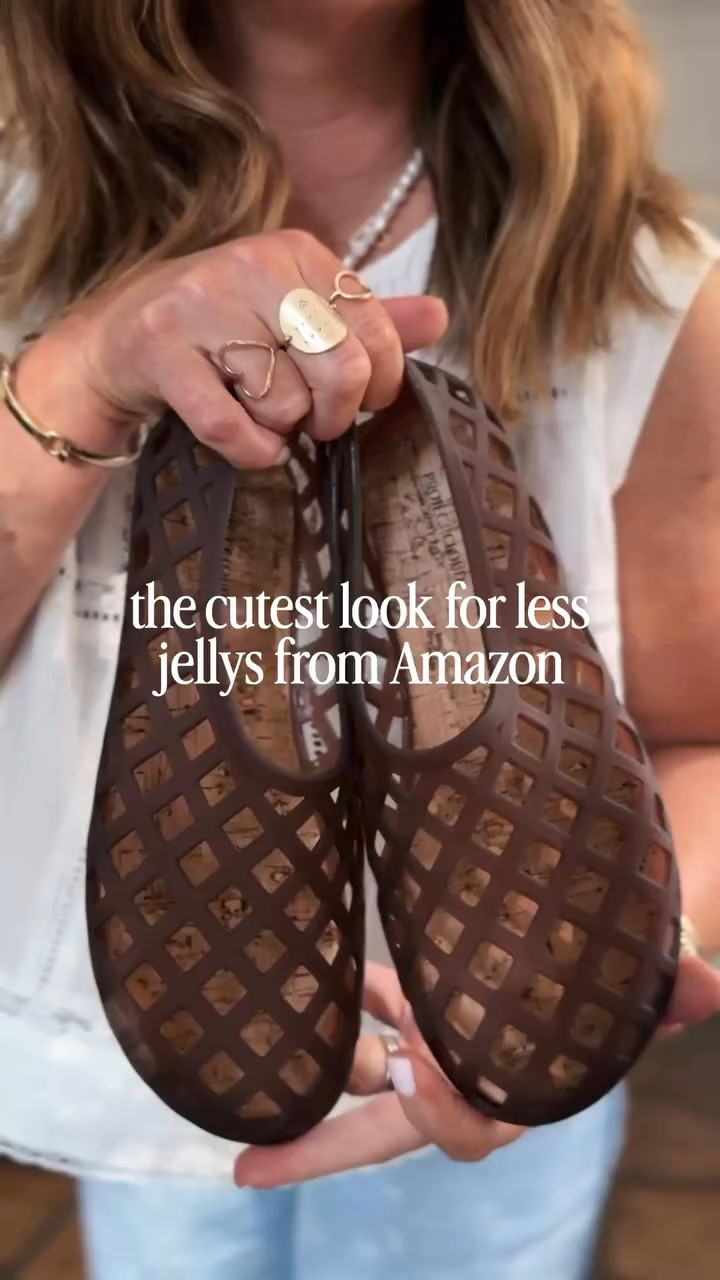 I styled them several ways with some of my favorite new pieces😍

They have a cork bottom they’re super comfy and they come in several colors. If between sizes go down a half 

here are several ways I have styled them over the last week.

These jeans are on sale (15% off, up to extra 35% off w/ code EXTRASPRING). They are lightweight and so comfortable. I love the contrasting color block on the sides. I’m wearing an eight long.

White cotton/lace top is a medium you can dress it up or down. It is so good.

White cotton/lace peplum tee is an anthro look for less from Amazon. It is the cutest a love how it elevates a pair of jeans, but you can also dress it up. I’m wearing a large.

Navy muscle T-shirt/size medium

Denim shirt is no longer available. I will link a similar option.

Green high-rise athletic barrel pants are so freaking cute. I am obsessed with the screen. You can dress them down for soccer games, workouts or dress them up for a cute little outfit. I’m wearing a small long.

Navy/ white stripe aritzia look for less pull-on  pants. These are the best pants I’ve ever gotten from target. I love the quality. I love the material they come in linked options. I am wearing a medium

viral Camo cargo wide leg pants from Walmart. I’m wearing a medium long. They’re only $16.49. Insane! They’re so comfy and so flattering. 

ViRAL Crochet sweater/size medium. This sweater is very similar to the varley, but for less it’s so comfy and so cute.

White sweater vest can be dressed up or down. I’m wearing a medium.

 

 

#LTKMidsize #LTKSaleAlert #LTKOver40