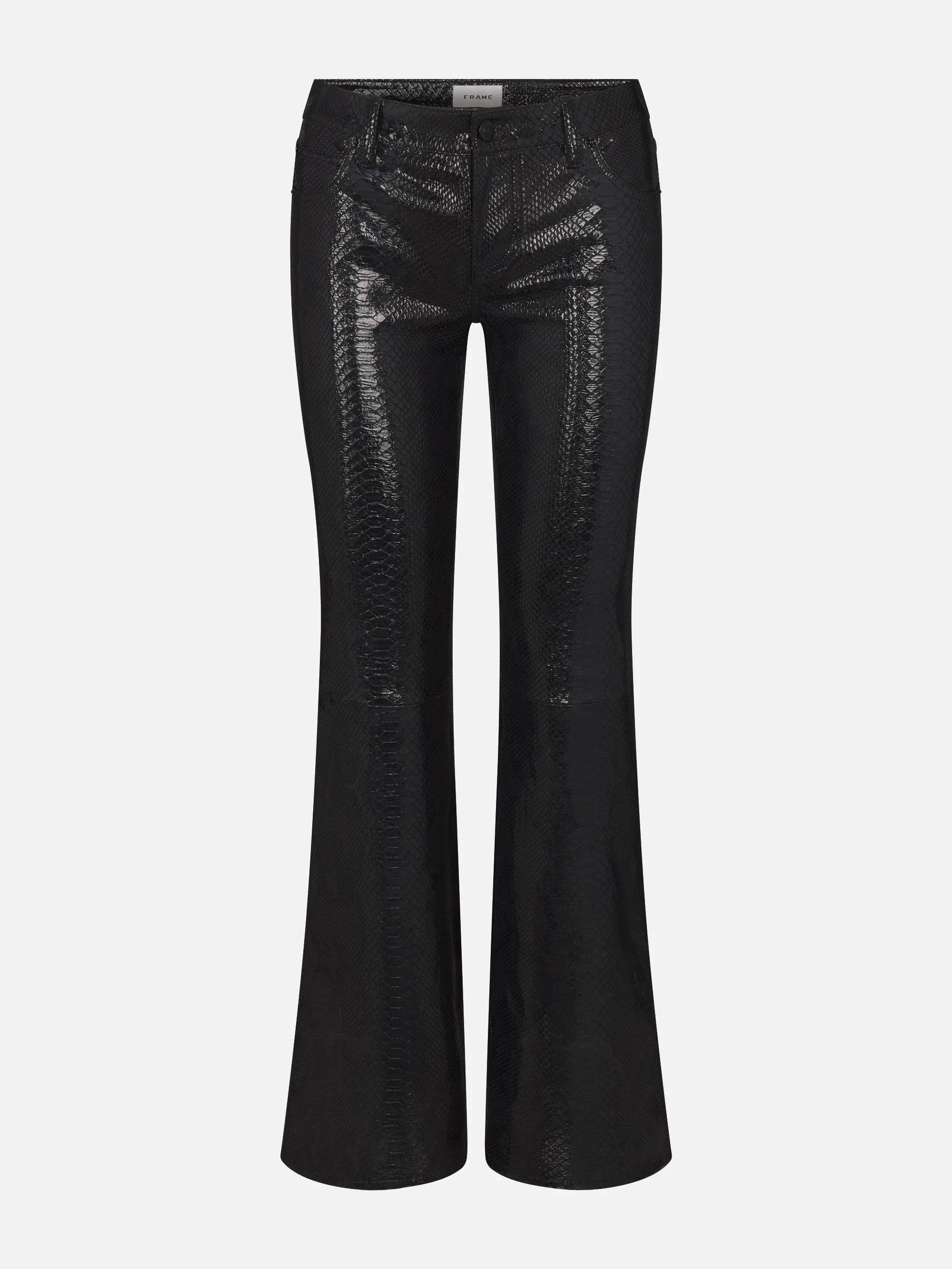 THE LEATHER RODEO BLACK SNAKE | Frame Denim