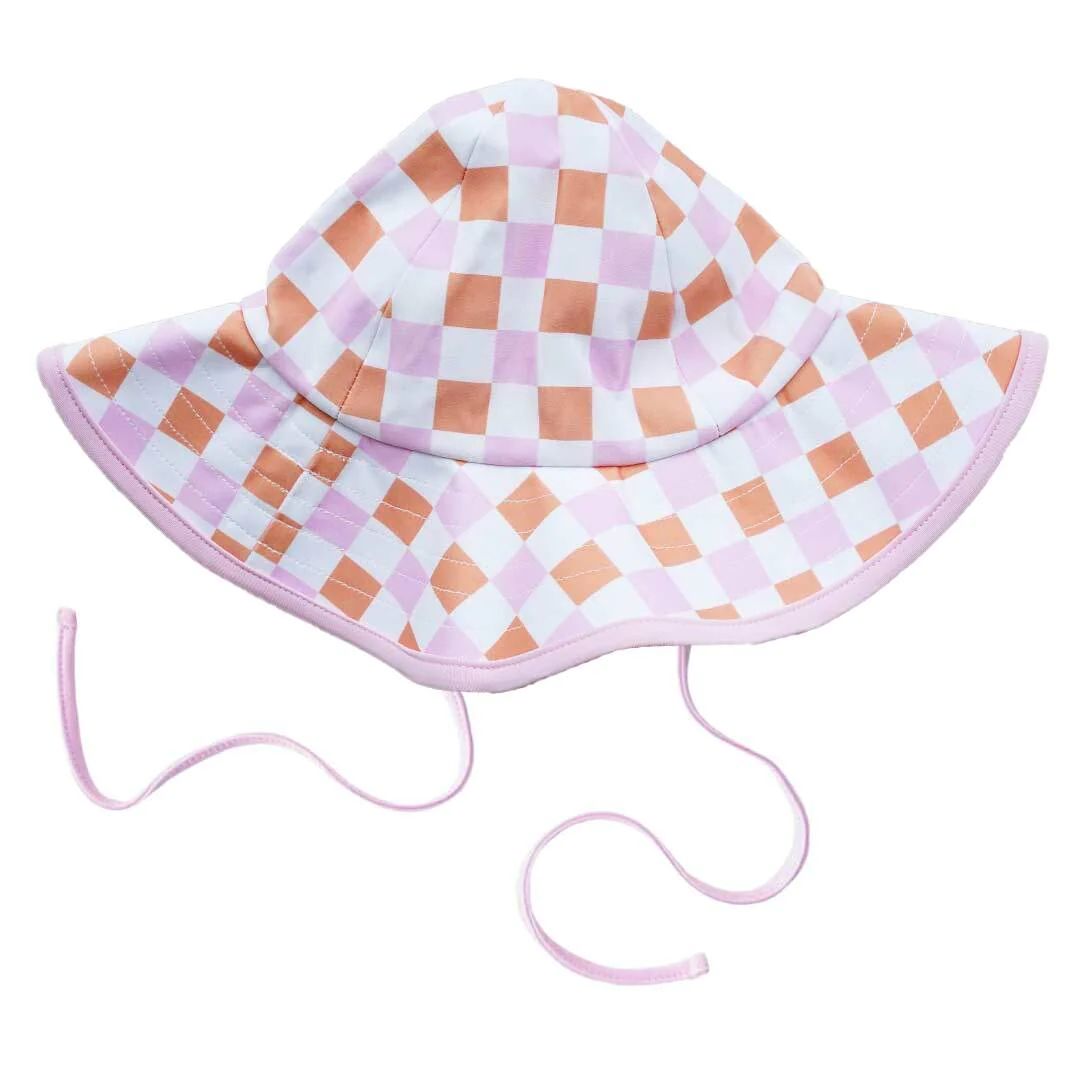 Printed Sun Hat | Check Me Out* | Caden Lane