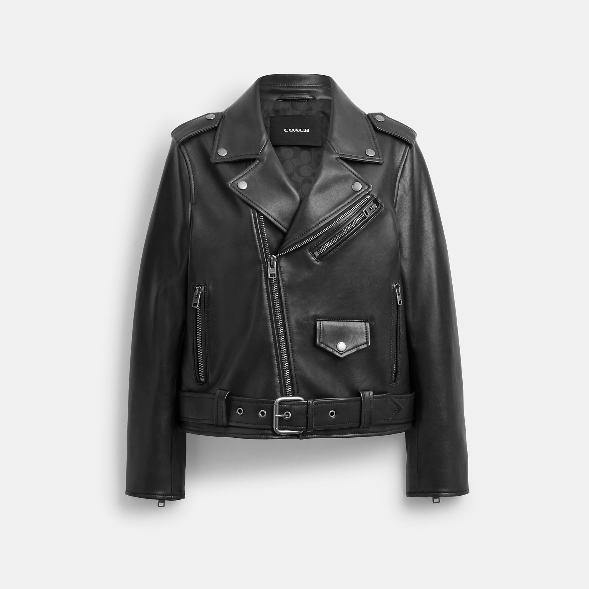 Belted Moto Jacket | Coach (US)