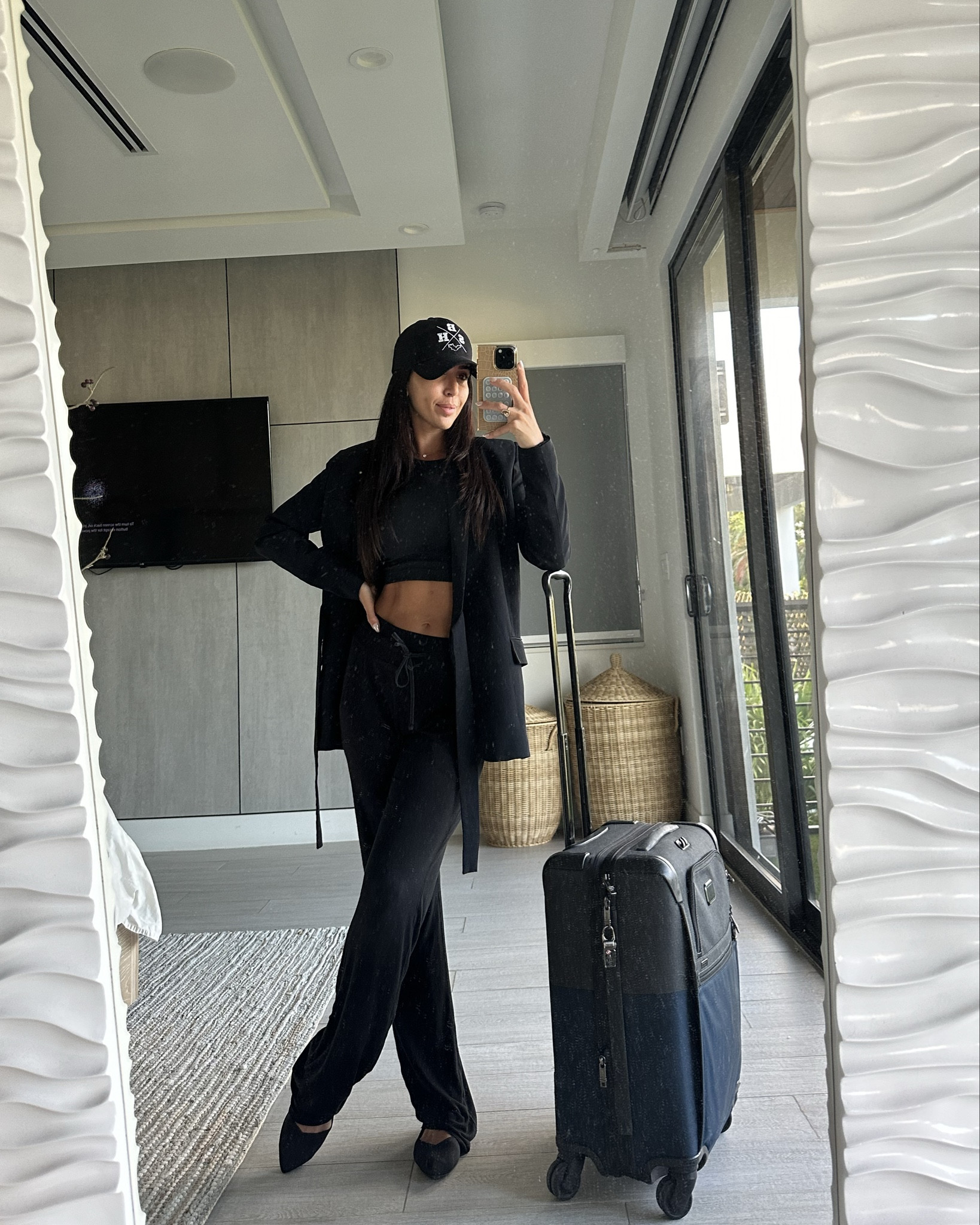 Overnight international travel outfit from Miami to Paris! Ultra comfy yet structured by pairing with the blazer! 

#LTKtravel #LTKActive #LTKstyletip