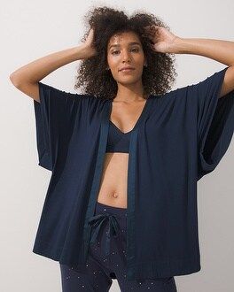 Cool Nights Satin Trim Wrap | Soma Intimates