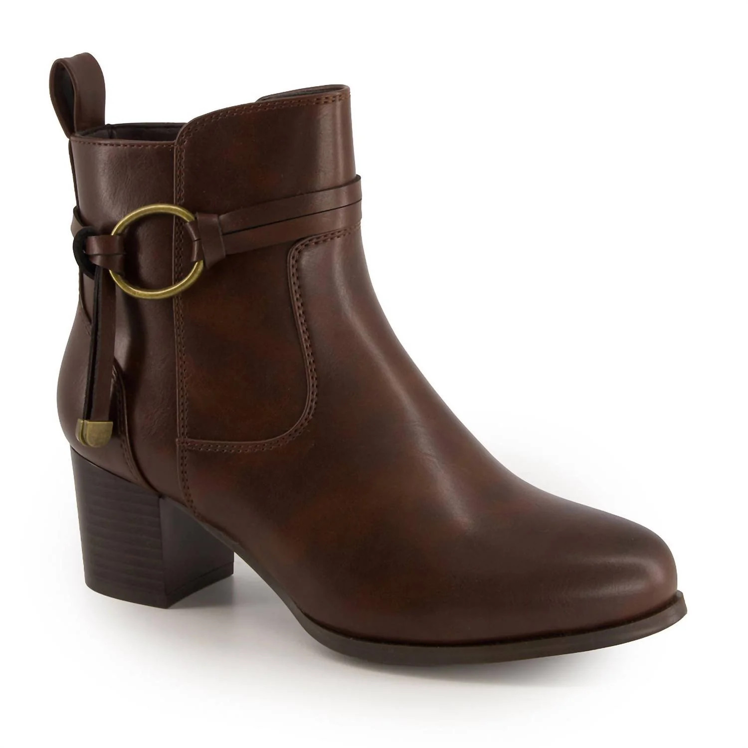 Women's Fashion Booties In Brown | Shop Simon