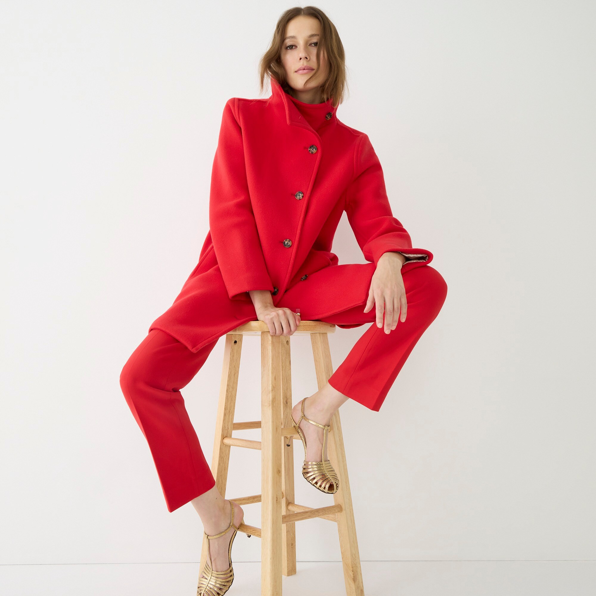 Villa coat in Italian stadium-cloth wool | J. Crew US