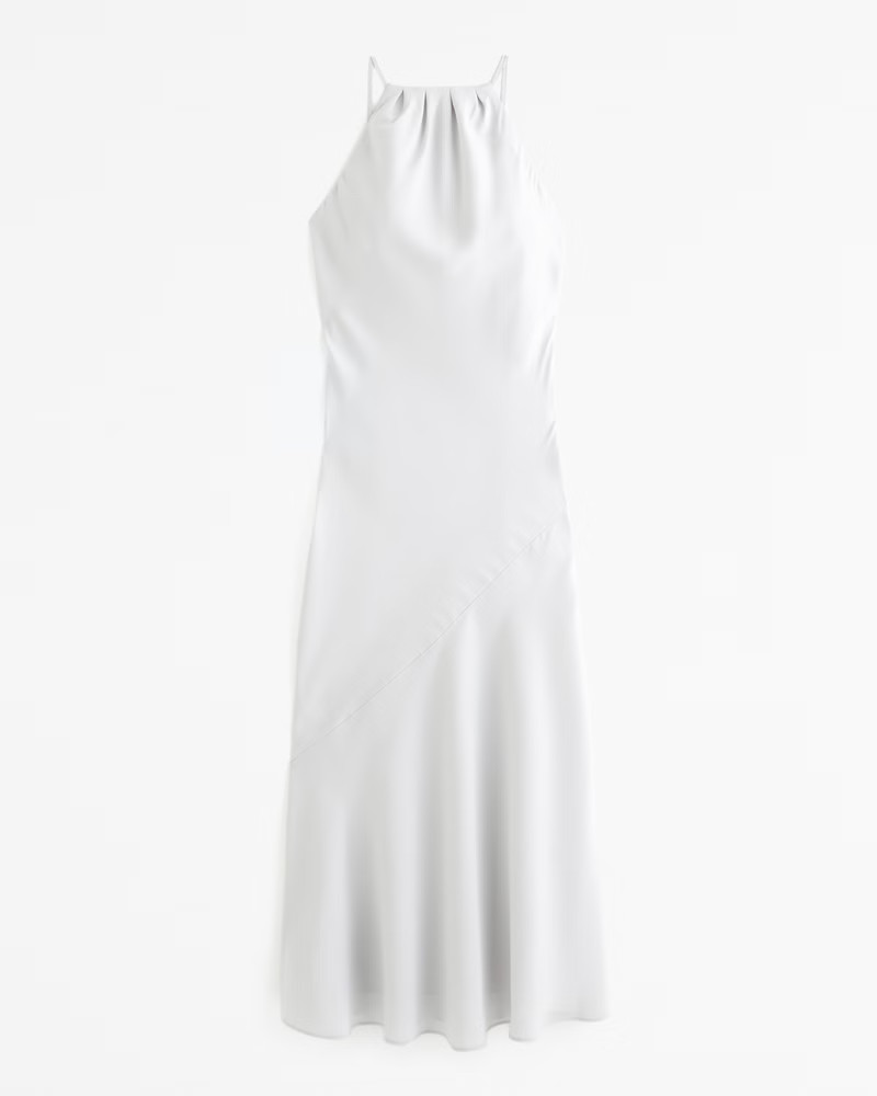 High-Neck Maxi Dress | Abercrombie & Fitch (US)