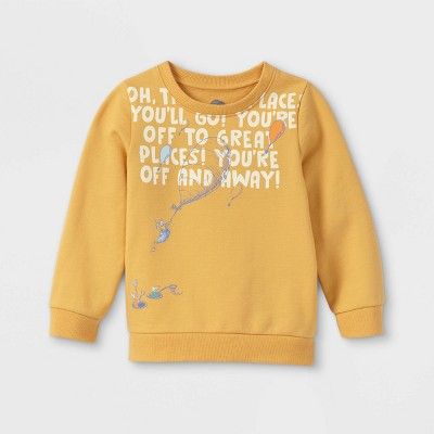 Toddler Boys' Dr.Seuss Sweatshirt - Yellow | Target