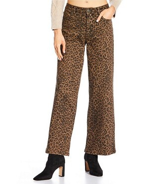 Gianni Bini Lila Leopard Print Denim Jeans | Dillard's | Dillard's