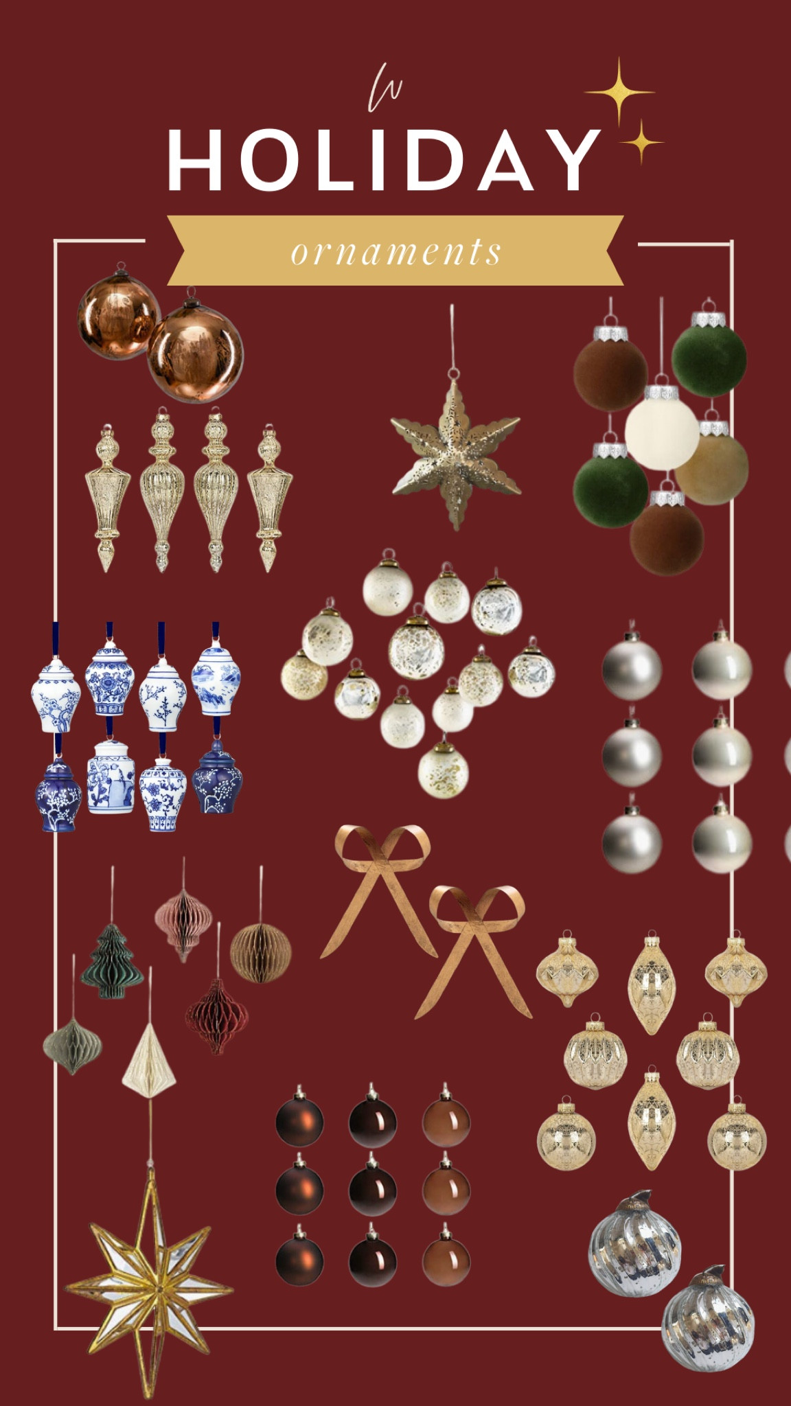 classic and timeless ornaments from Amazon! Velvet ornaments, bow ornaments, tree decor 

#LTKHome #LTKHoliday #LTKSeasonal