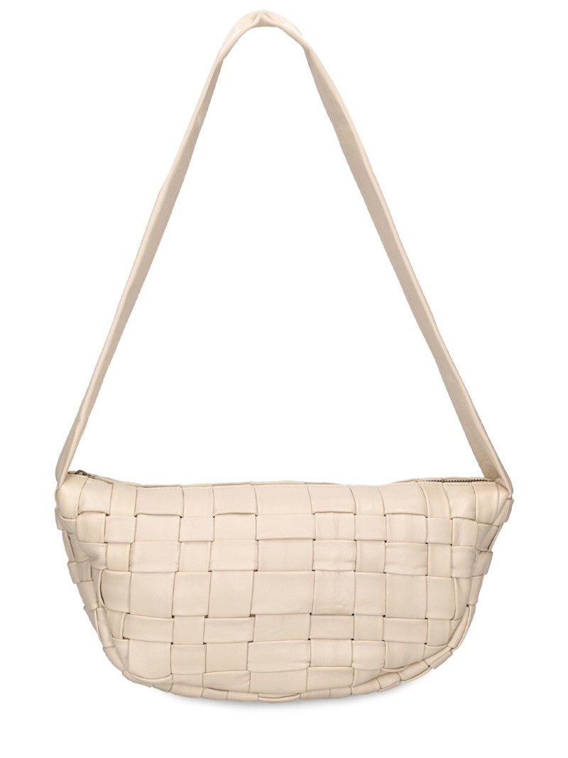 Crescent leather shoulder bag | Luisaviaroma