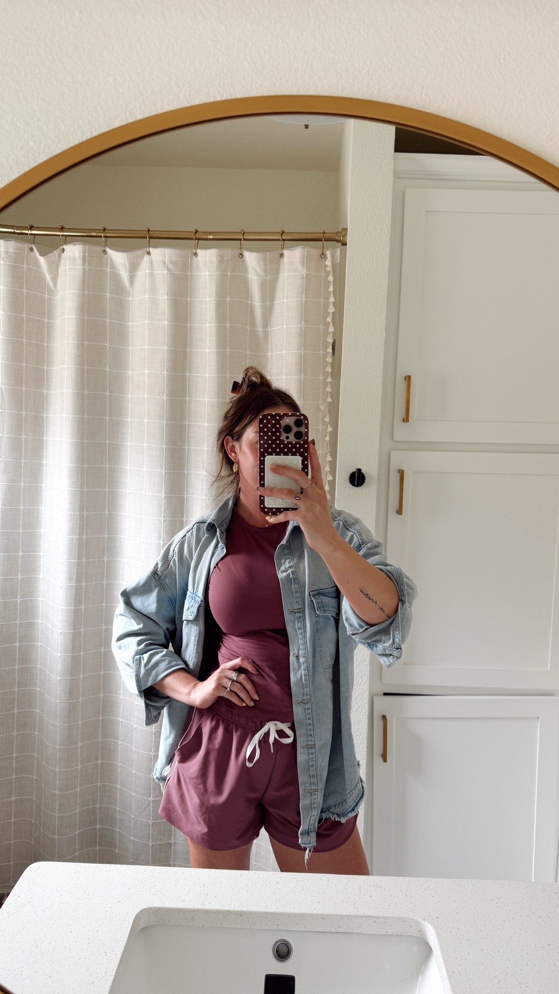 Today’s matching set mom outfit! I’m 5’10 wearing a small in top and bottoms!

#LTKootd #LTKTall