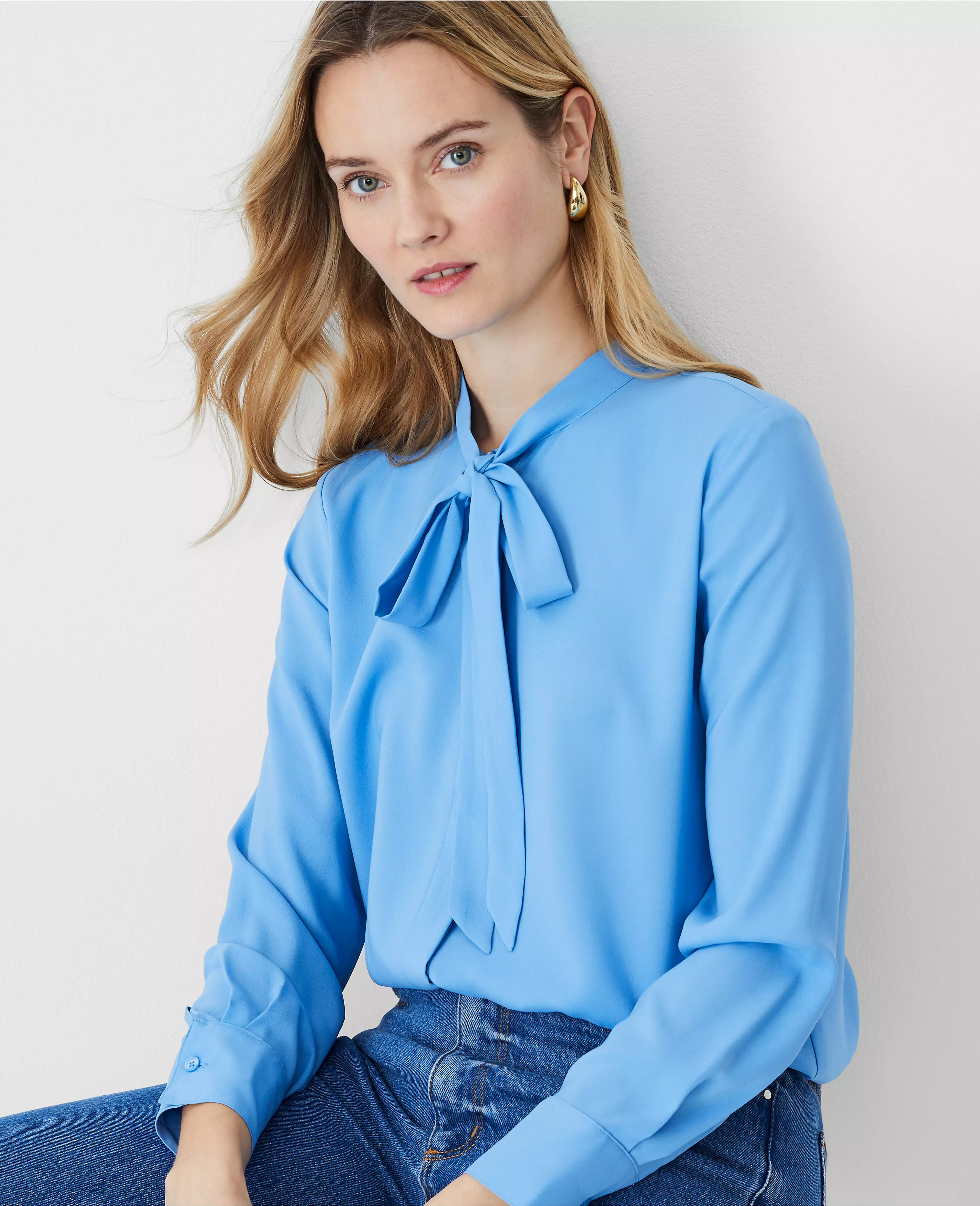Tie Neck Blouse | Ann Taylor (US)