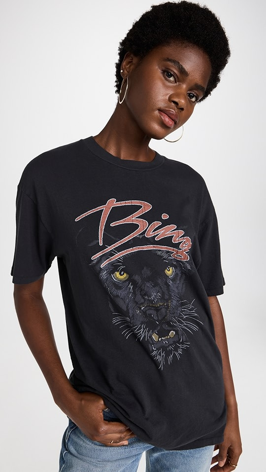 ANINE BING Walker Panther Tee | SHOPBOP | Shopbop