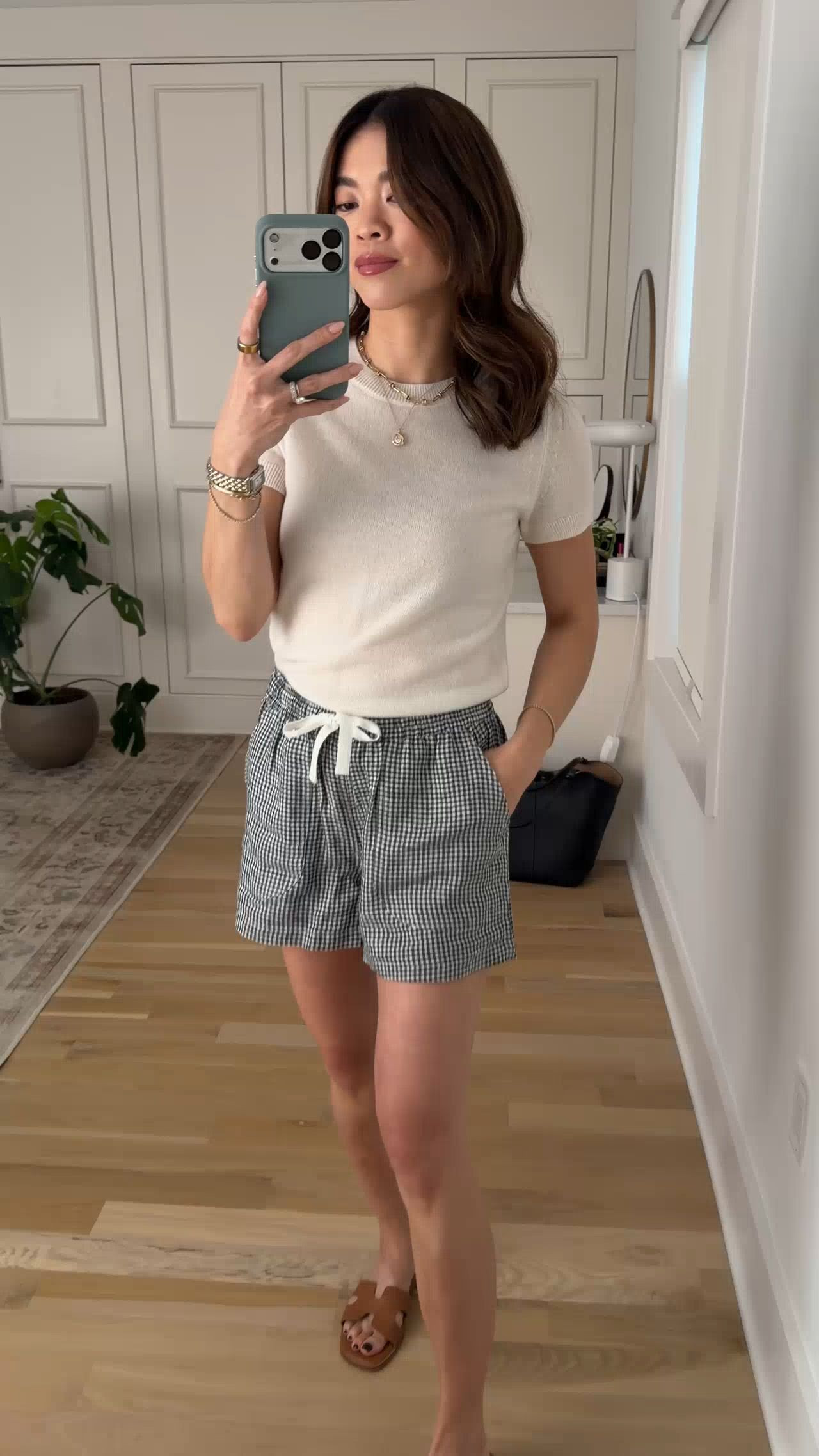 Sizing info: 
•shorts size XS 
•tee size XS
@Quince  

petite fashion, get dressed with me, outfit inspiration, ootd, nashville outfit, Nashville influencer, petite style, vacation style, casual outfits, mom style, petite shorts, spring outfits, spring outfit info, spring shorts, spring outfit idea, spring top, spring sweater tee, spring shoes, linen shorts, quince, quince cashmere tee 

 

#LTKmomlife #LTKPetite #LTKootd