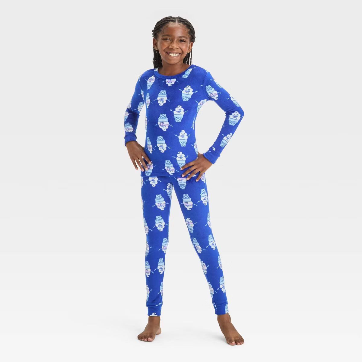 Kids' 2pc Christmas Snuggly Soft Snug Fit Long Sleeve Pajama Set - Cat & Jack™ | Target