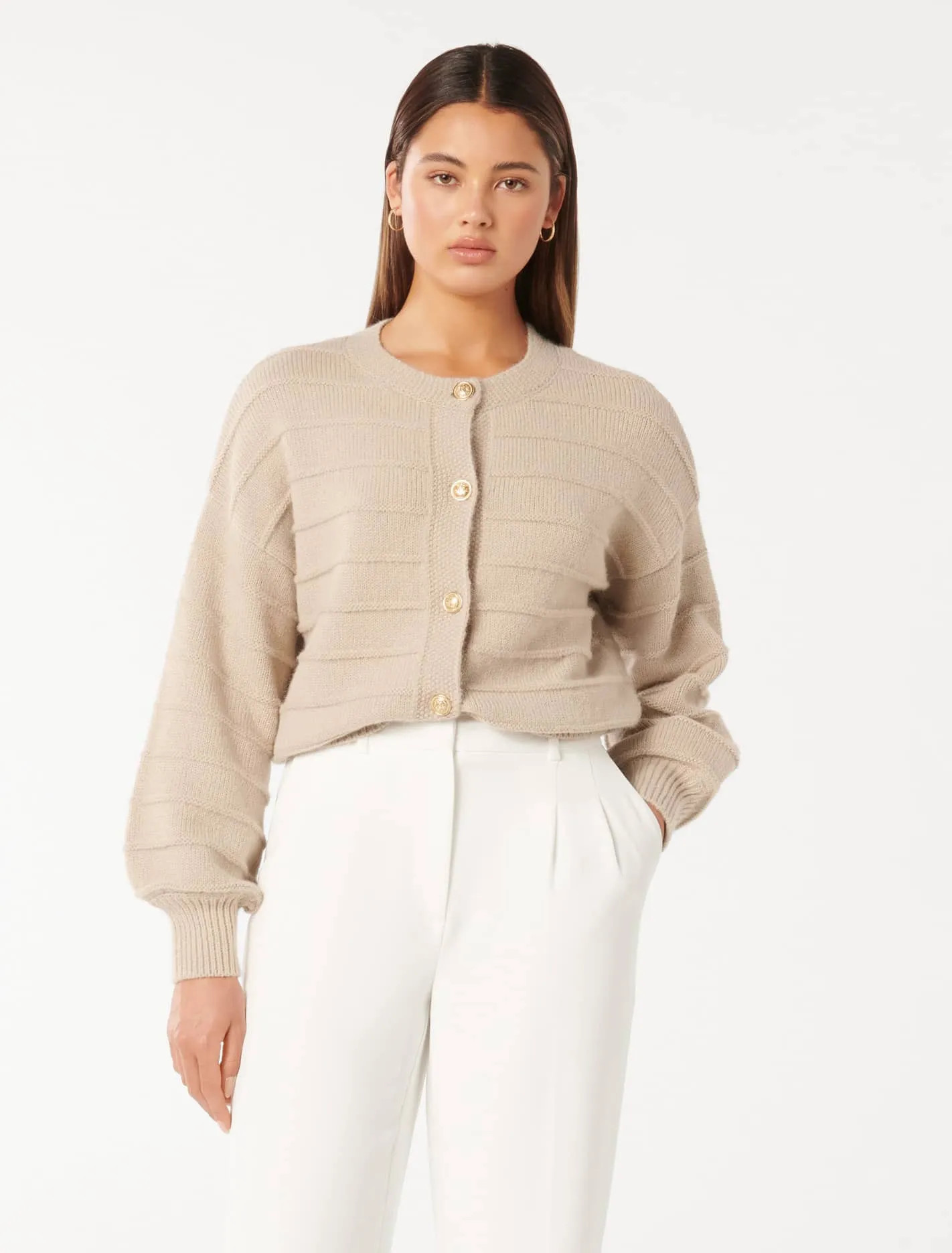 Monroe Cropped Knit Cardigan | Forever New (UK & IE)