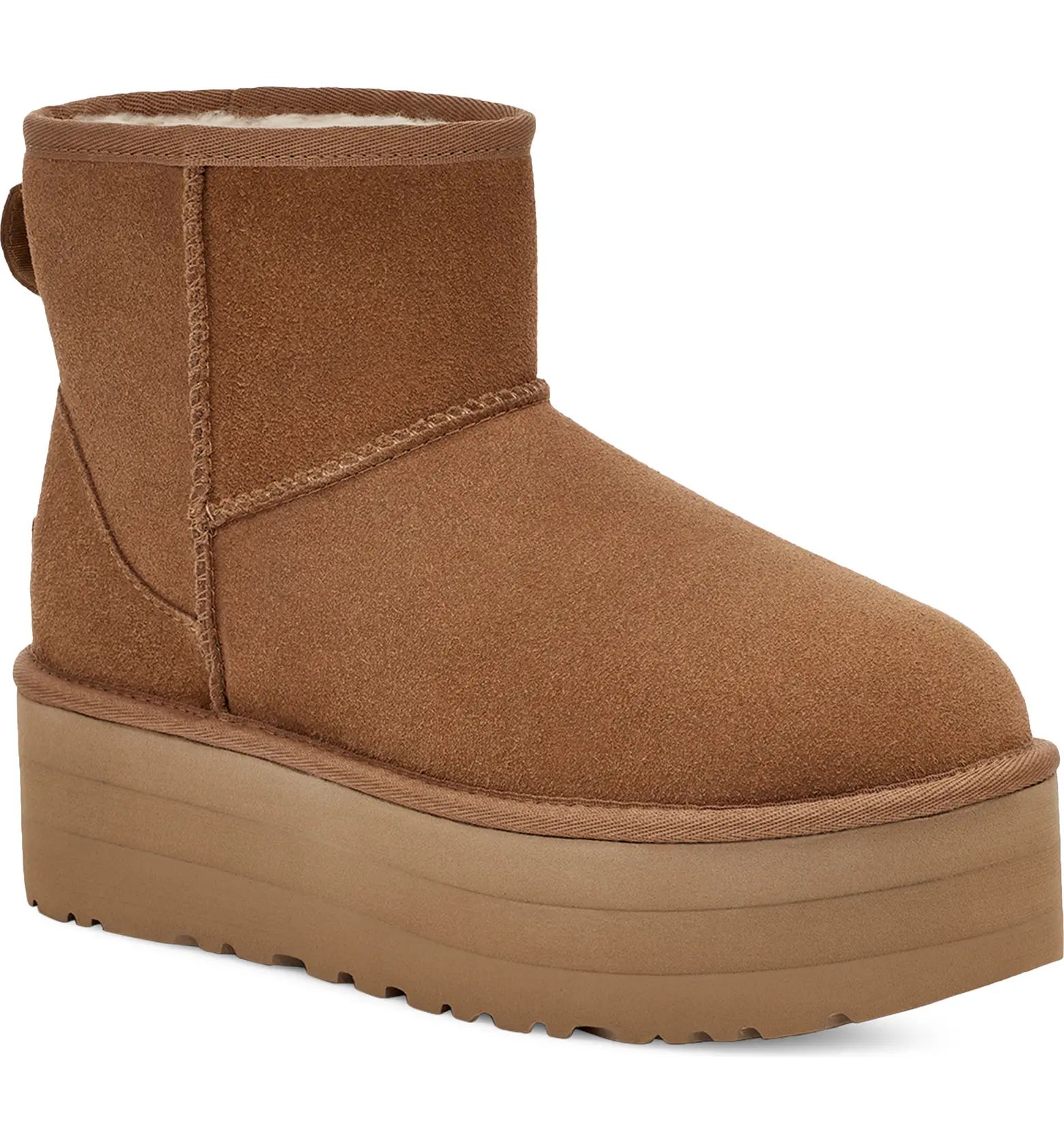A lofty platform sole takes this classic boot up a couple of notches, while a rich suede upper an... | Nordstrom