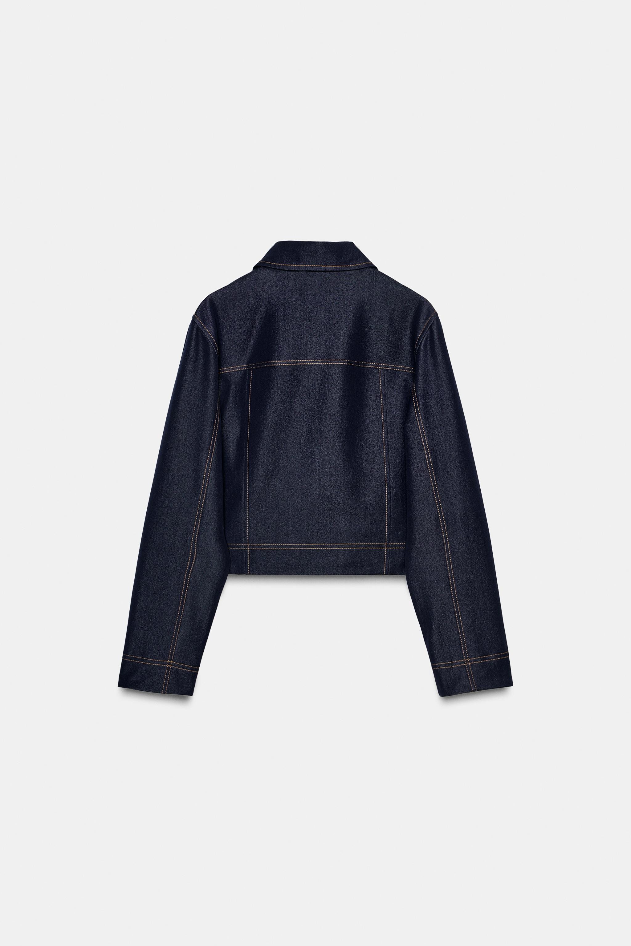 CONTRAST TOPSTITCHING JACKET | Zara US