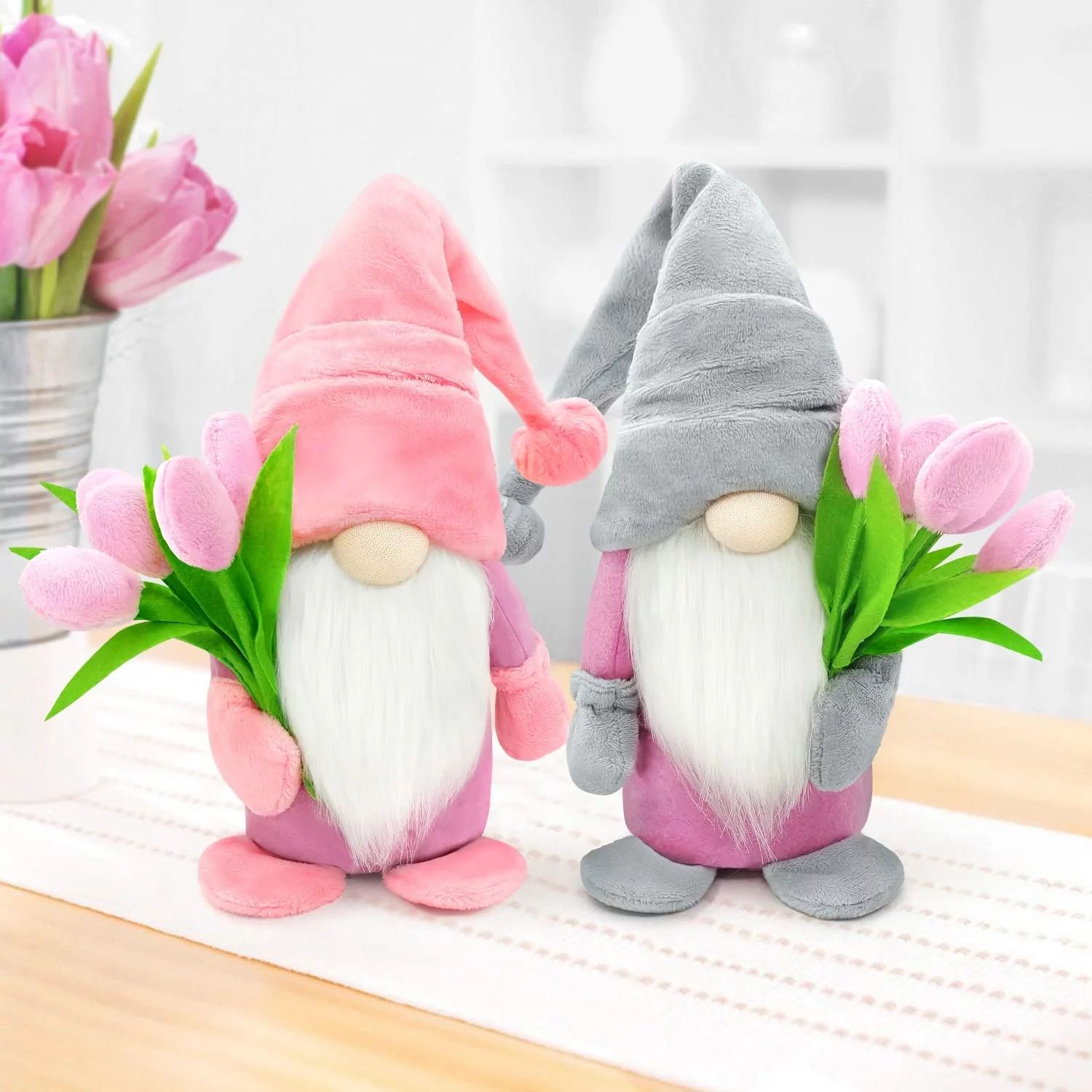 Ayieyill 2 Pcs 15 inches Mother's Day Gnomes Plush Decor Mothers Day Gifts - Spring Gnomes Decor ... | Walmart (US)