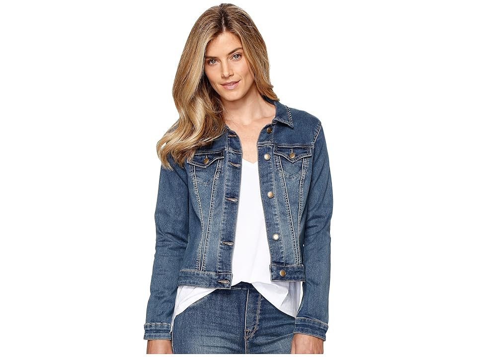 Tribal Dream Jeans Jacket (Retro Blue) Women's Coat | Zappos