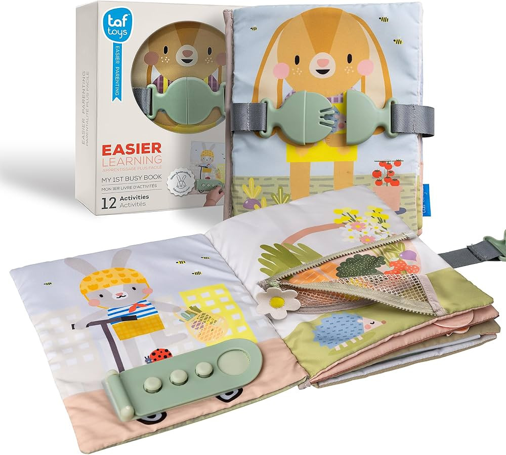 Taf Toys Montessori Toys for 1 2 3 Year Old Activity Book, Preschool Learning Activities for Todd... | Amazon (US)