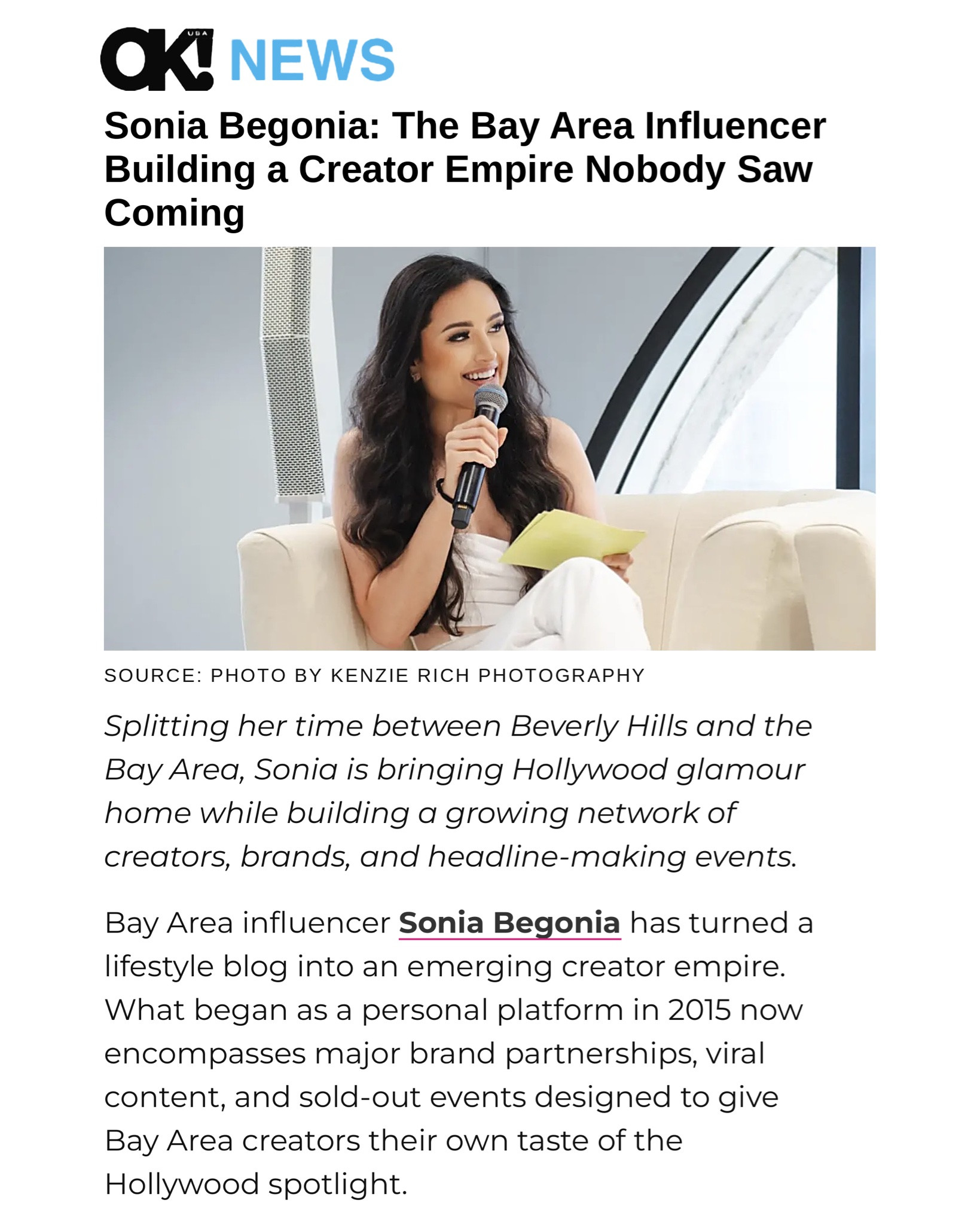 Your girl is in OK MAGAZINE! @okmagazine the times I would read this celebrity tabloid on the way to LA 😬. Now I’m in it! 

#BayAreaInfluencer #BayAreaNews #BayAreaCreator #BayAreaBlogger

#LTKootd #LTKgrwm #LTKdayinmylife