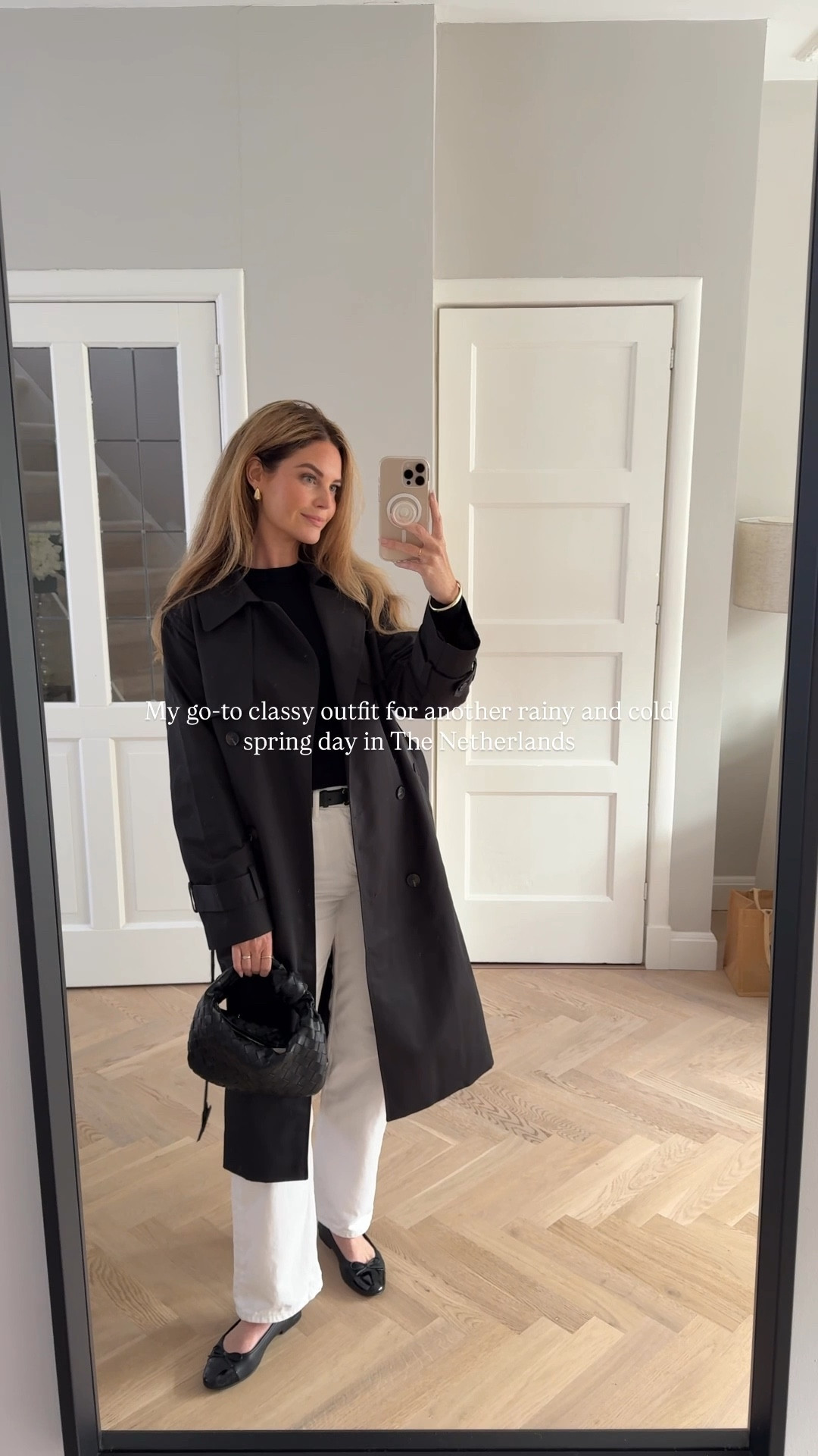 My go-to outfit for another rainy and cold spring day in The Netherlands 🌧️🌼

spring outfit inspiration 2025, trenchcoat outfit, black and white outfit, spring jacket, summer jacket, spring styling, ootd, spring inspo, spring workwear outfit, workwear outfit, chic casual outfit, lente outfit, elegant outfit, spring 2025 trend, white jeans outfit, spring outfits, summer outfit 2025, ballet flats outfit, summer styling, summer ootd, summer inspo, hm spring, hm summer, mango spring, mango summer

#LTKsummer #LTKspring #LTKeurope