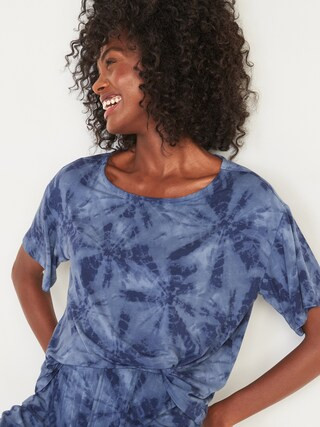 Loose Sunday Sleep Ultra-Soft Pajama Top for Women | Old Navy (US)