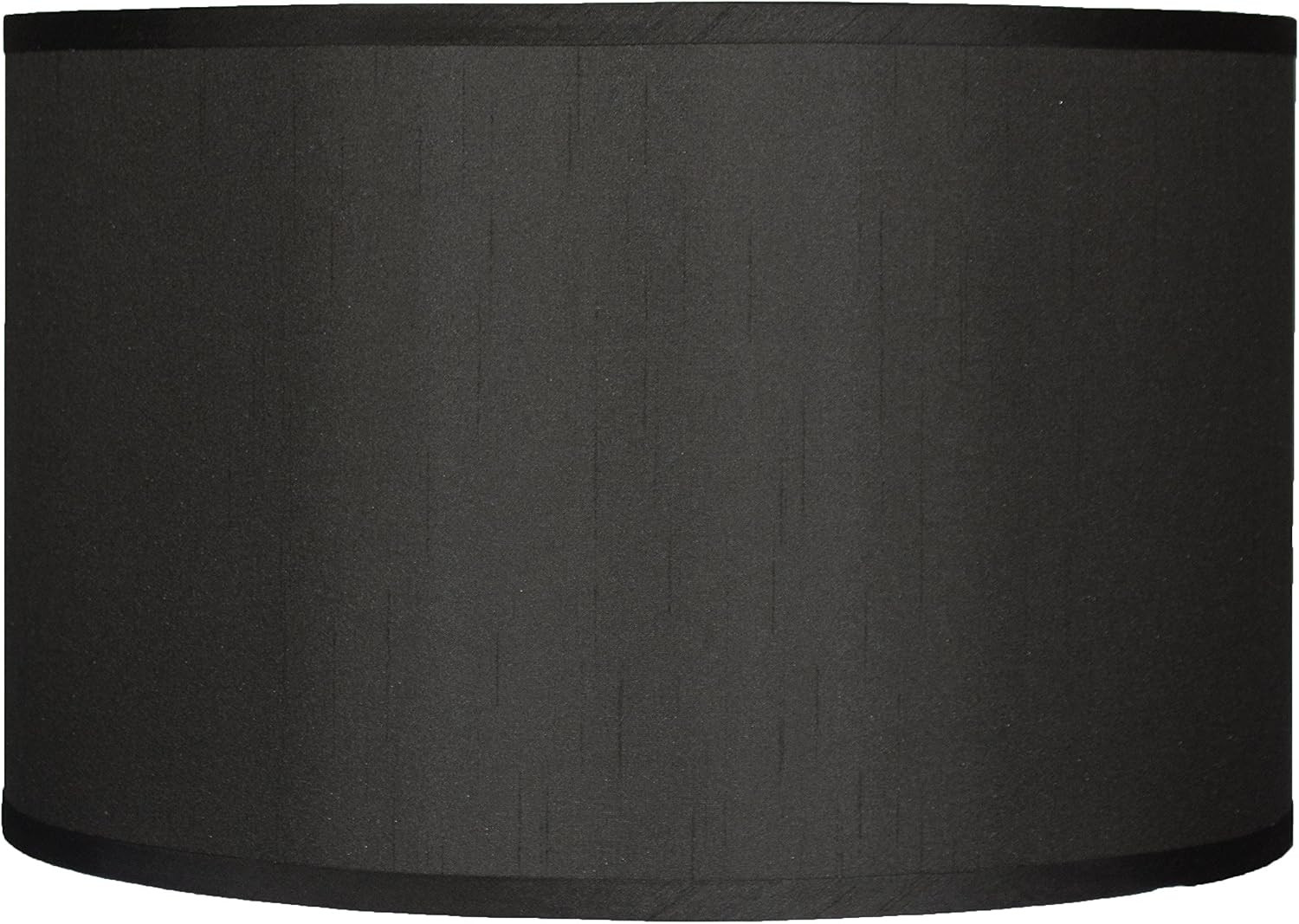 Urbanest Faux Silk Drum Lampshade, 16-inch By 16-inch By 10-inch, Black, Spider Fitter | Amazon (US)