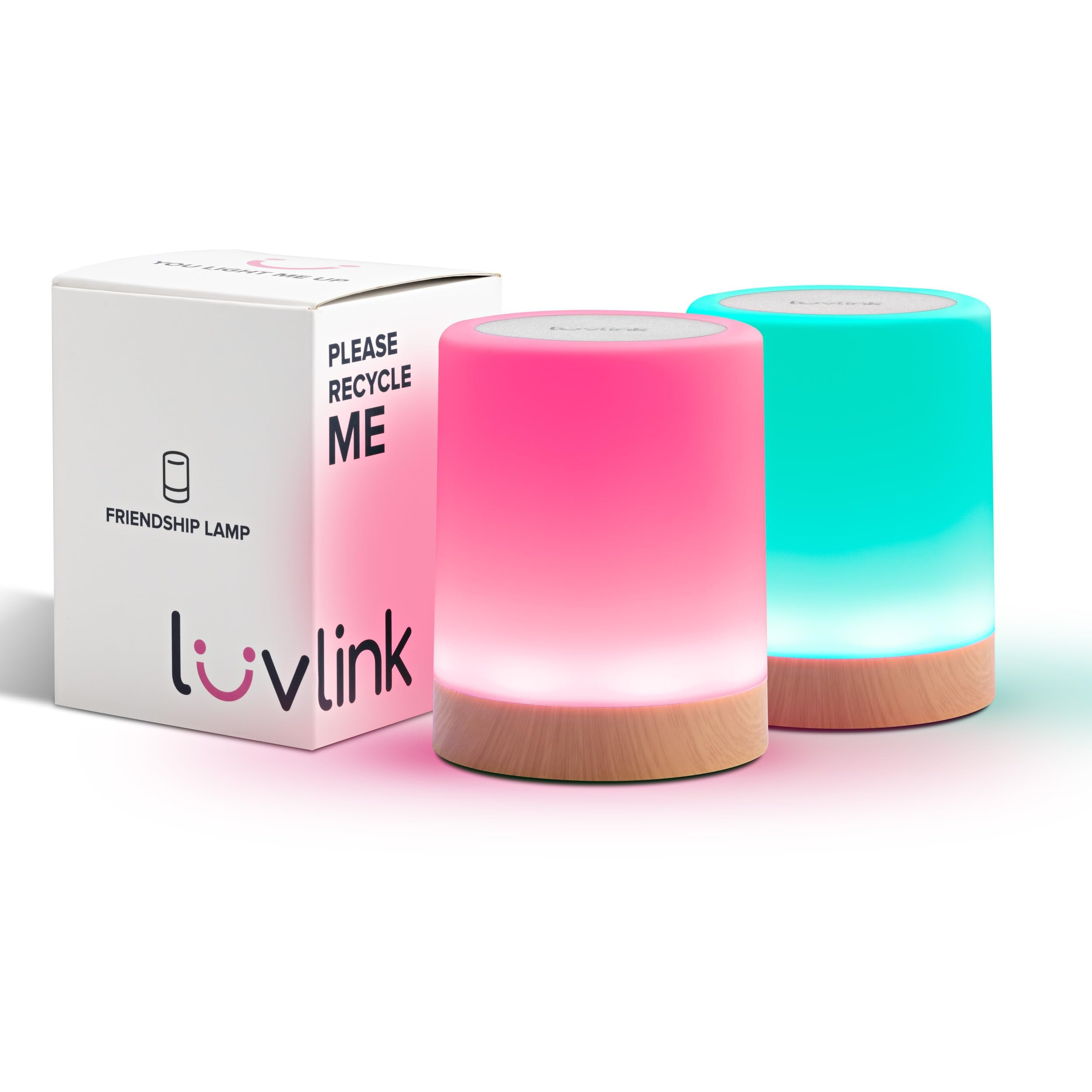 LuvLink Friendship Lamp v2.0 - Long Distance WiFi Touch Lamps for Couples, Friends & Family | Sta... | Amazon (US)
