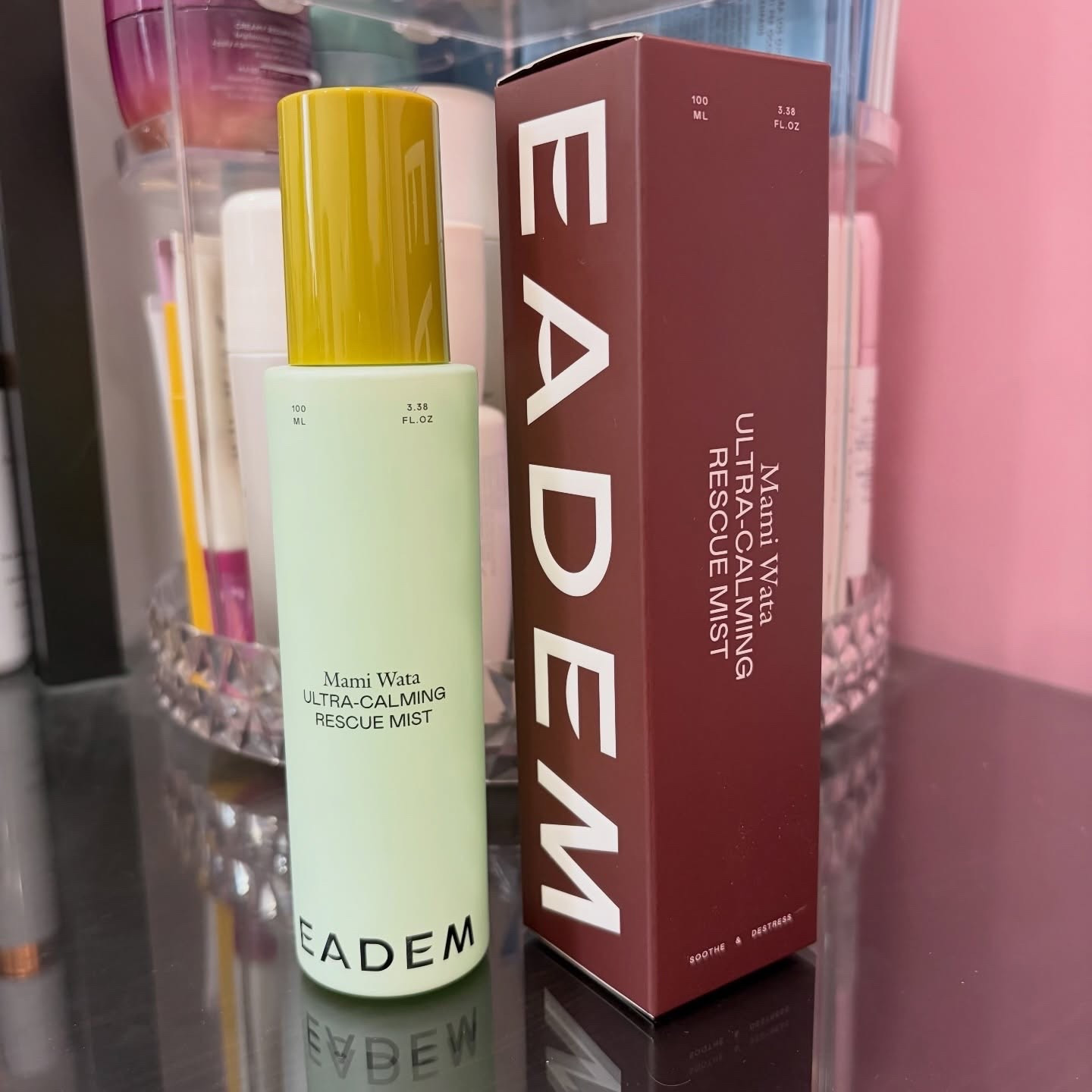 ⭐️PRODUCT REVIEW⭐️

This product was gifted to me by @eadem.co in exchange for my honest review.

The Eadem Mami Water Barrier Strengthing Mist is such a versatile product. This can be used daily as a mist/refresher, as a treatment or over makeup. It has ingredients like Panthenol and Ectoin to soothe irritated skin - Cica, Alpha Bisbolol, and Allantoin to reduce look of irritation, redness and rough skin - Polyglutamic Acid, Glycerin, and Aloe Vera to deliver intense hydration for plump looking, dewy skin. This has a really nice fine mist that feels very soothing and refreshing on skin.  I use this all through out the day. It can be used alone on skin, before makeup, after makeup or on the go as my skin needs a little refresh. Anytime my skin has redness or irritation this helps so much.

#eadem #skincare #facemist #productreview #soothingskincare