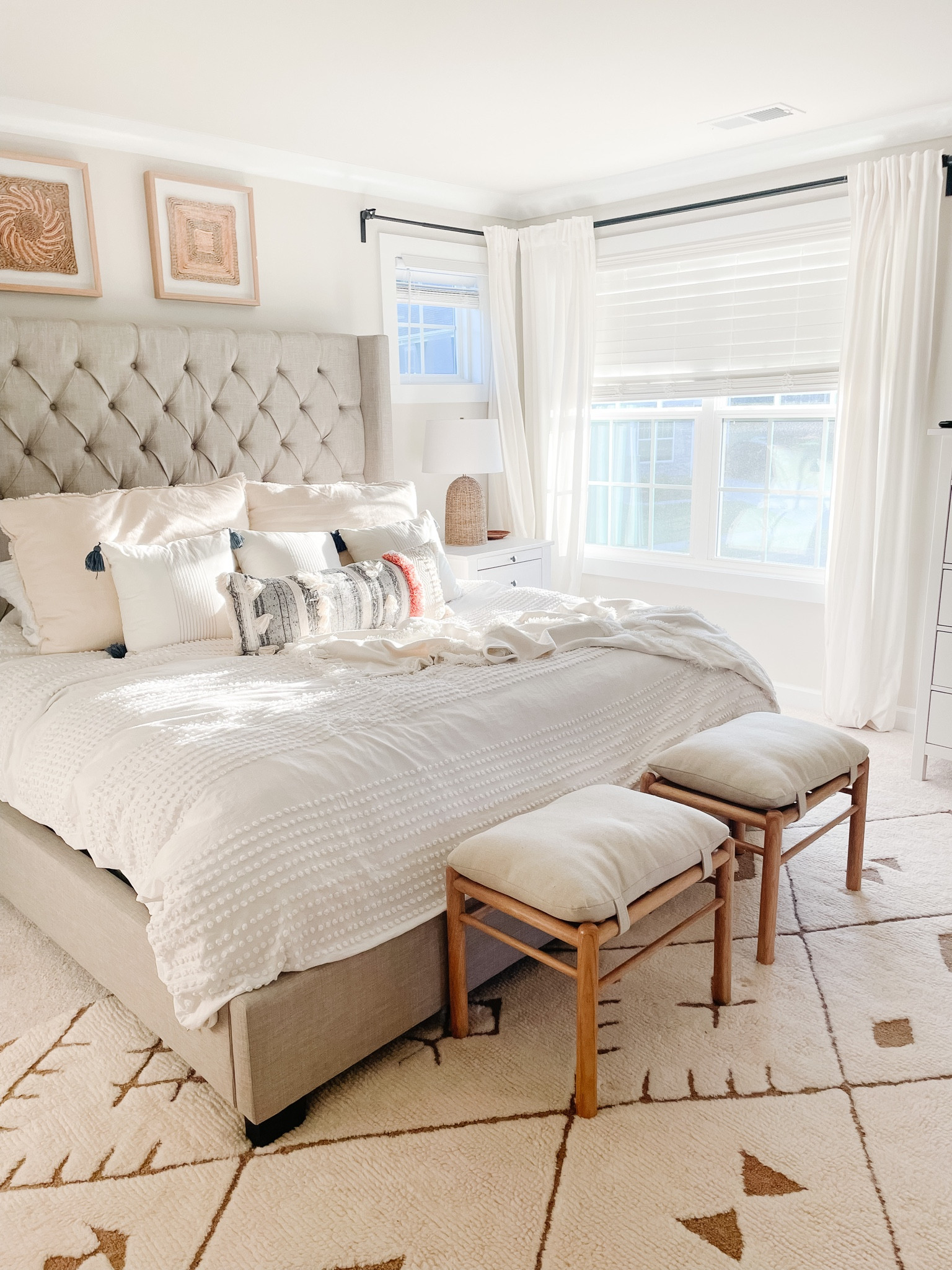 That light coming in this morning was magical 🤍

I’ve been trying to be better about making the bed. It sets the tone for my day and I feel like I’ve accomplished something which then empowers me to keeps going. 

💫Are you a bed maker or a throw the blankets over and call it a day person? 

#LTKhome #LTKstyletip