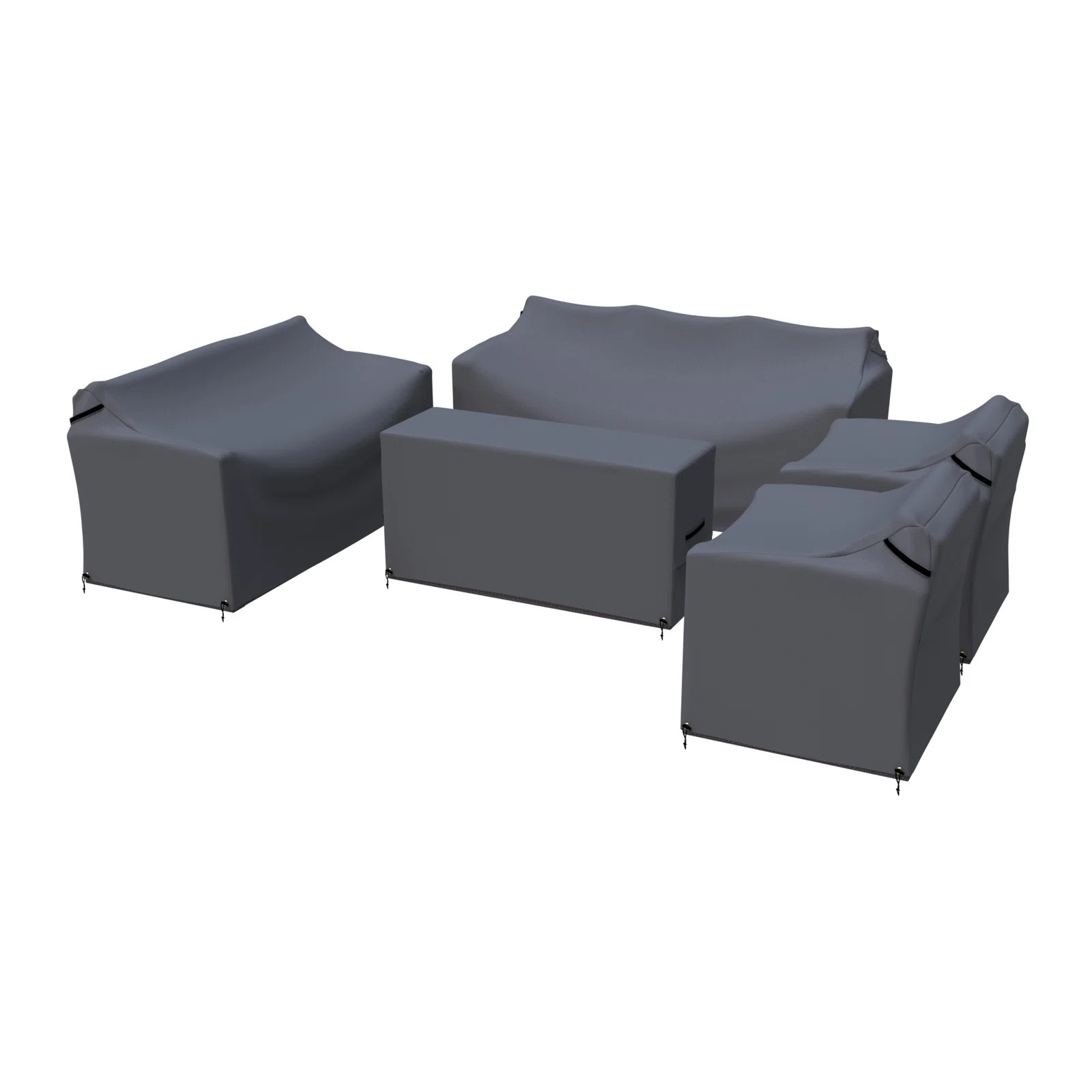Barrada Rattan Outdoor Sofa Seating Group Cover | Wayfair North America